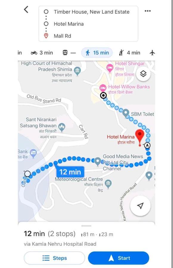 Mountain Zest-Simla Royale Near Mall Road-Free Pickup From Railway Station Simla Eksteriør bilde